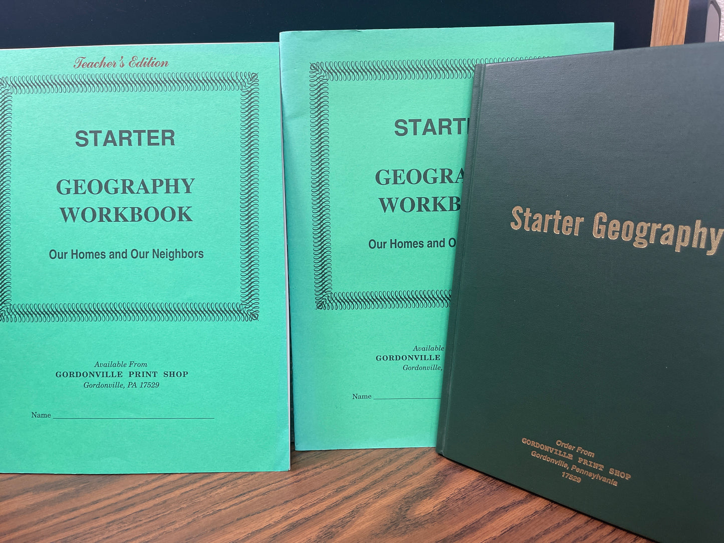 Starter Geography Our Homes and Our Neighbors