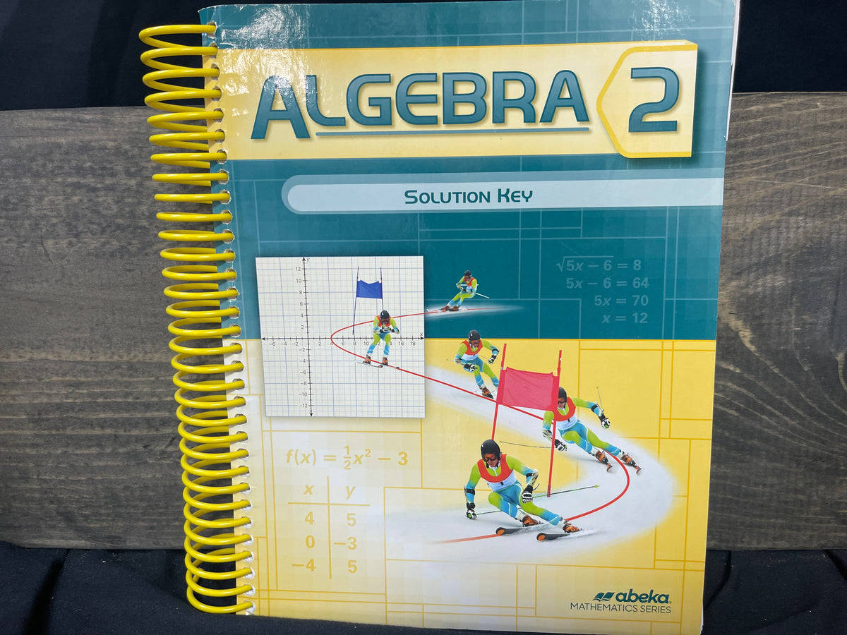 Algebra 2 solution key first ed