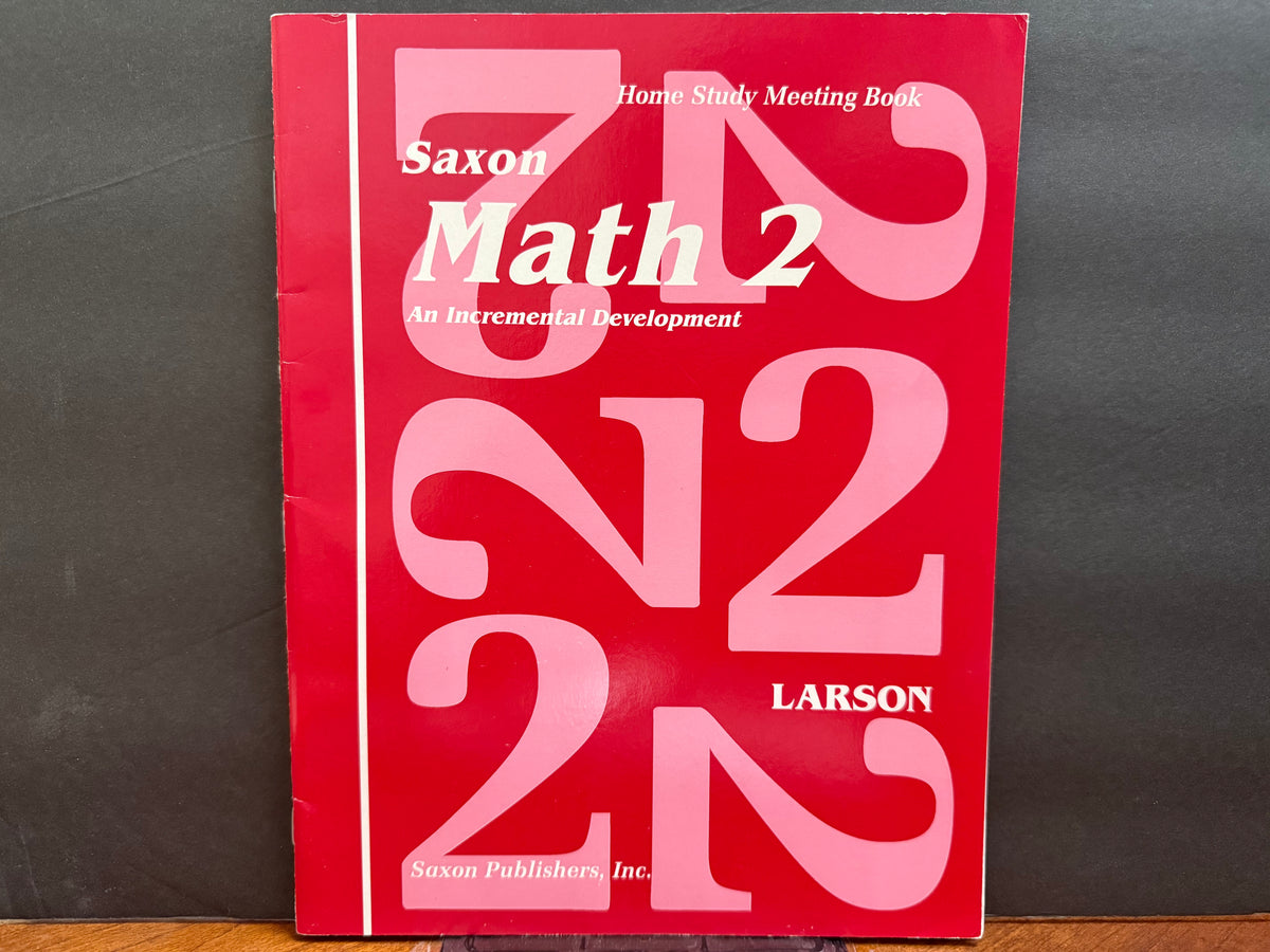 Saxon Math 2 Meeting Book