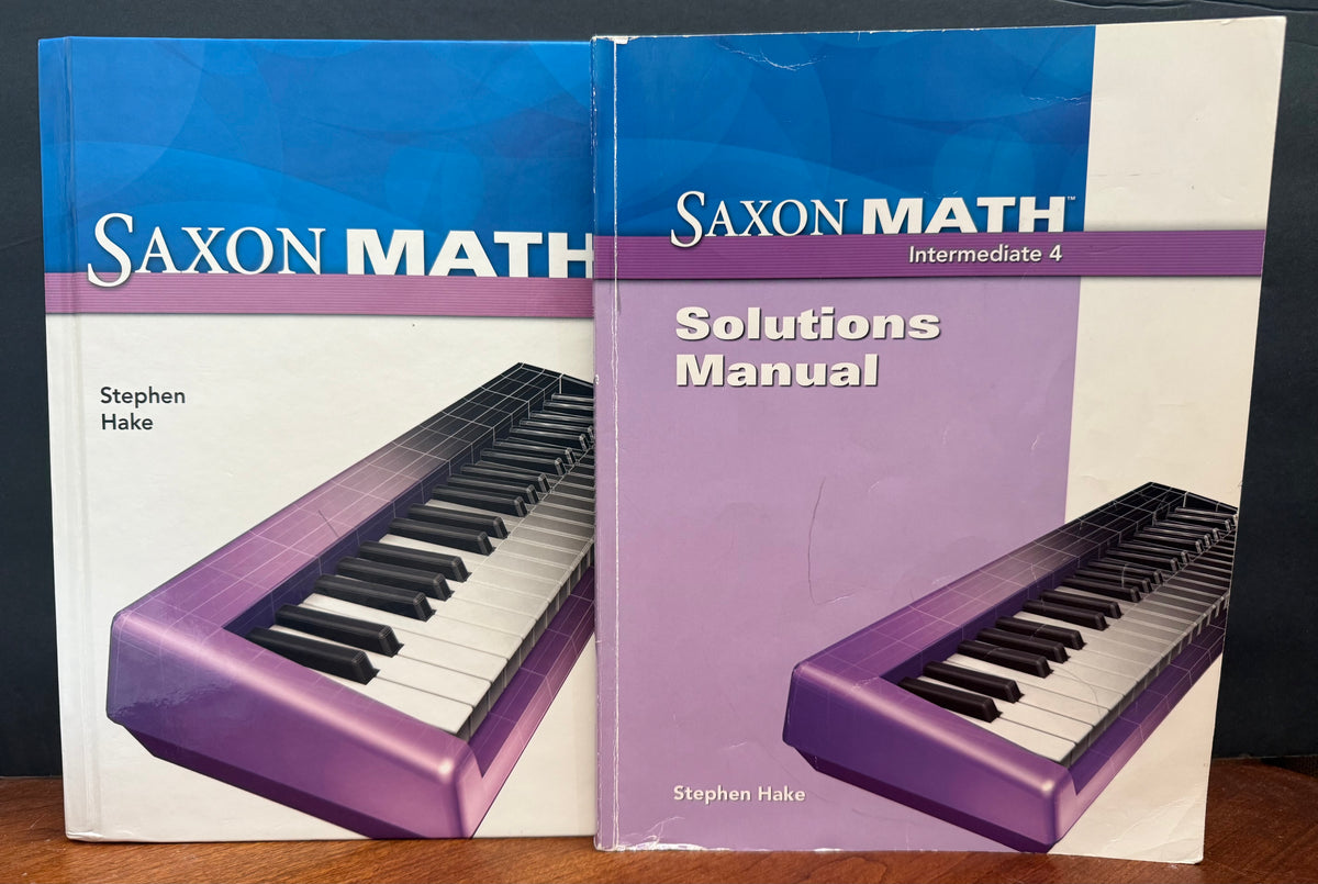Saxon Math Intermediate 4 Set