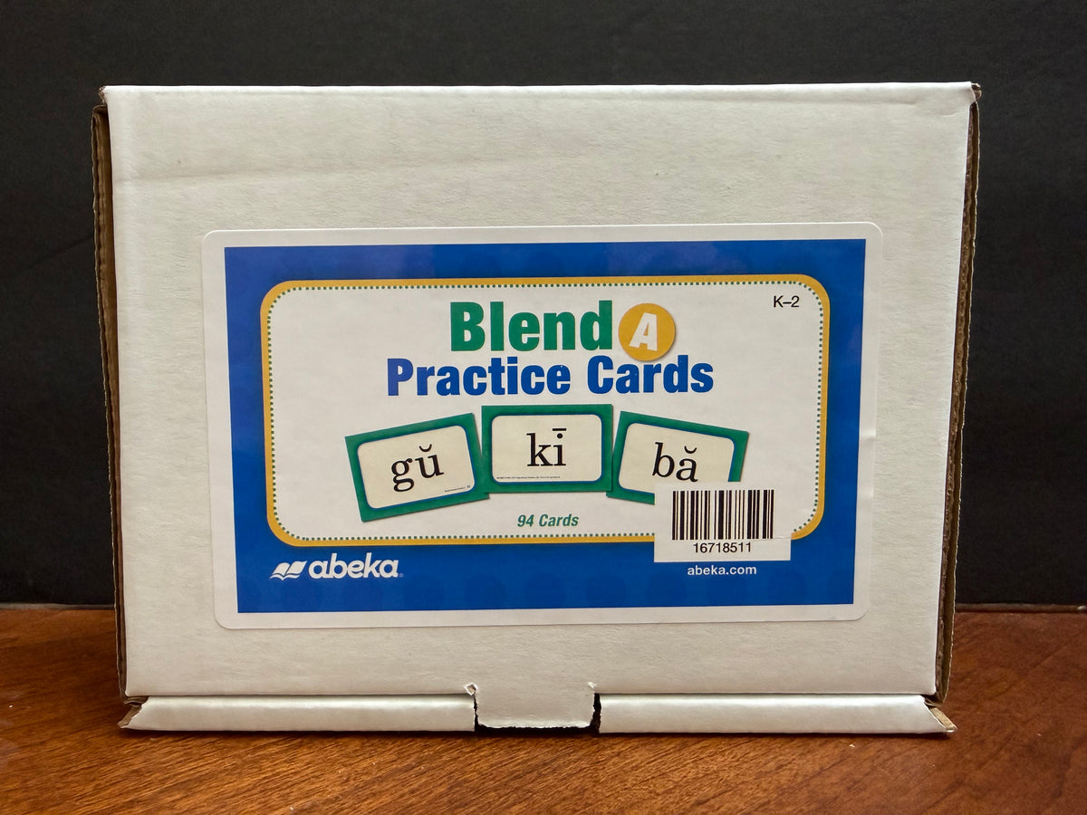 Abeka Blend Practice Cards A