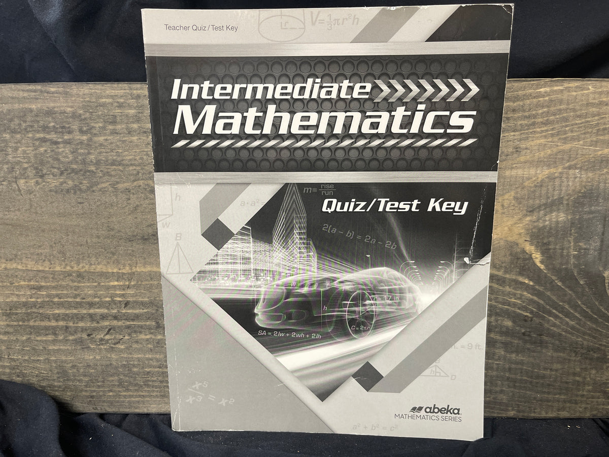 Intermediate Mathematics Quiz and Test Key first ed