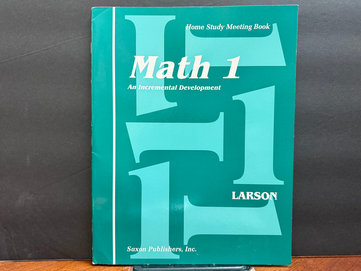 Saxon Math 1 Meeting Book