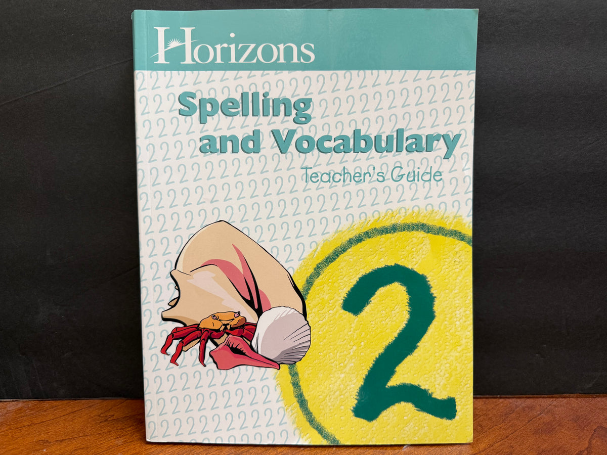 Spelling & Vocabulary Teacher's Guide Grade 2