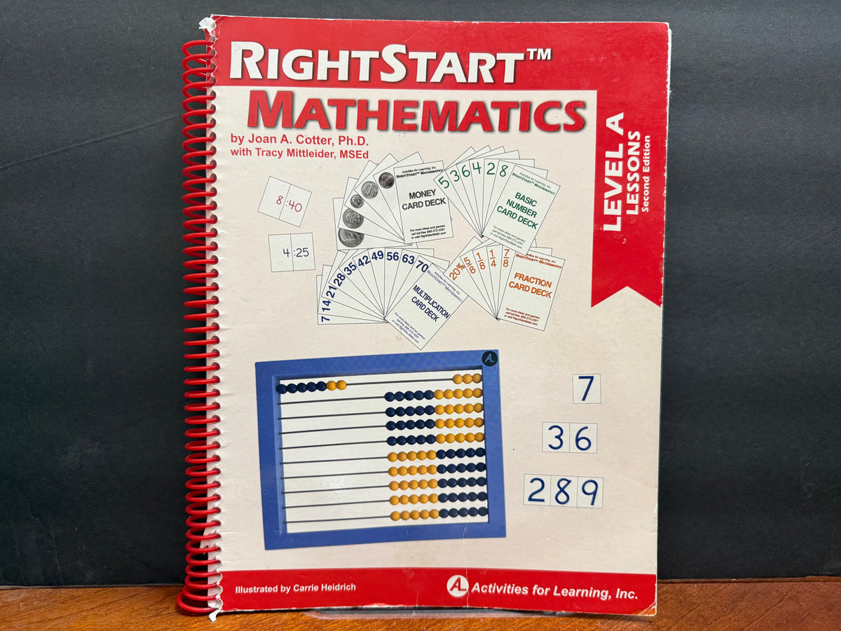 RightStart Math Level A Lessons (2nd Edition)