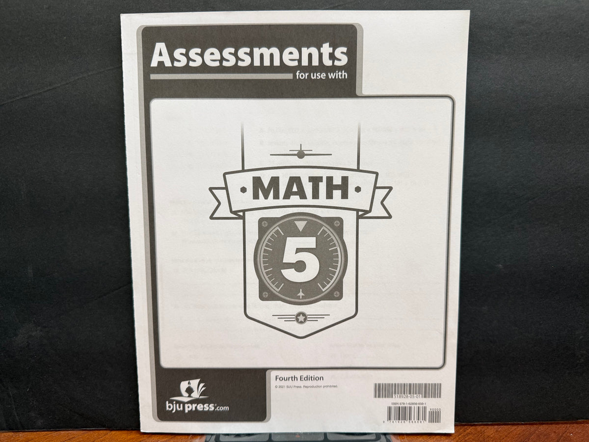 Math 5 Assessments (4th Edition)