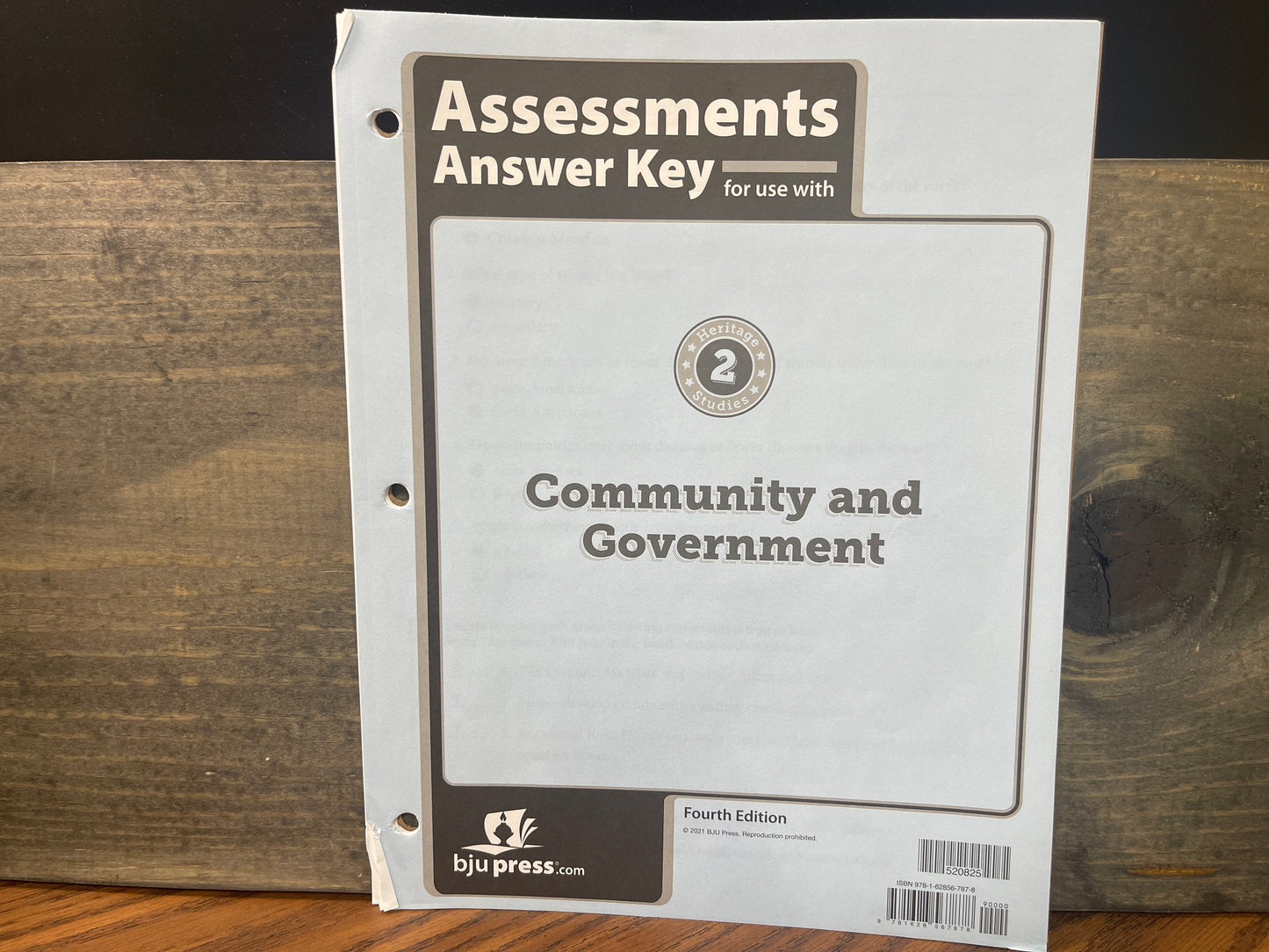Heritage Studies 2 Assessments Answer Key, fourth ed