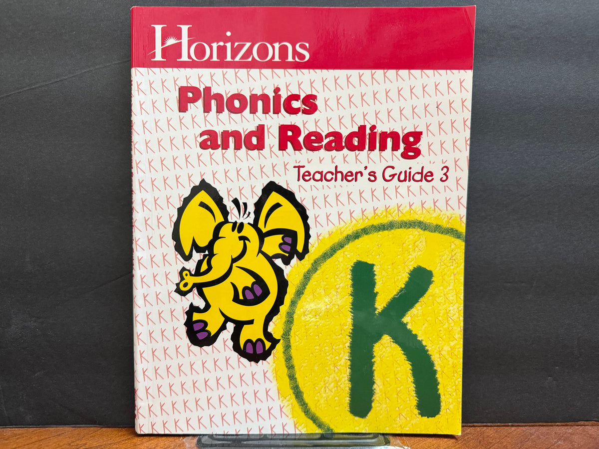 Phonics & Reading Teacher's Guide 3