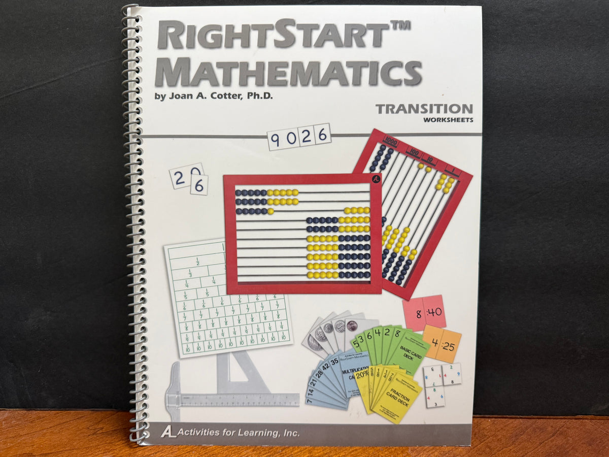 RightStart Math Transition Worksheets (1st Edition)