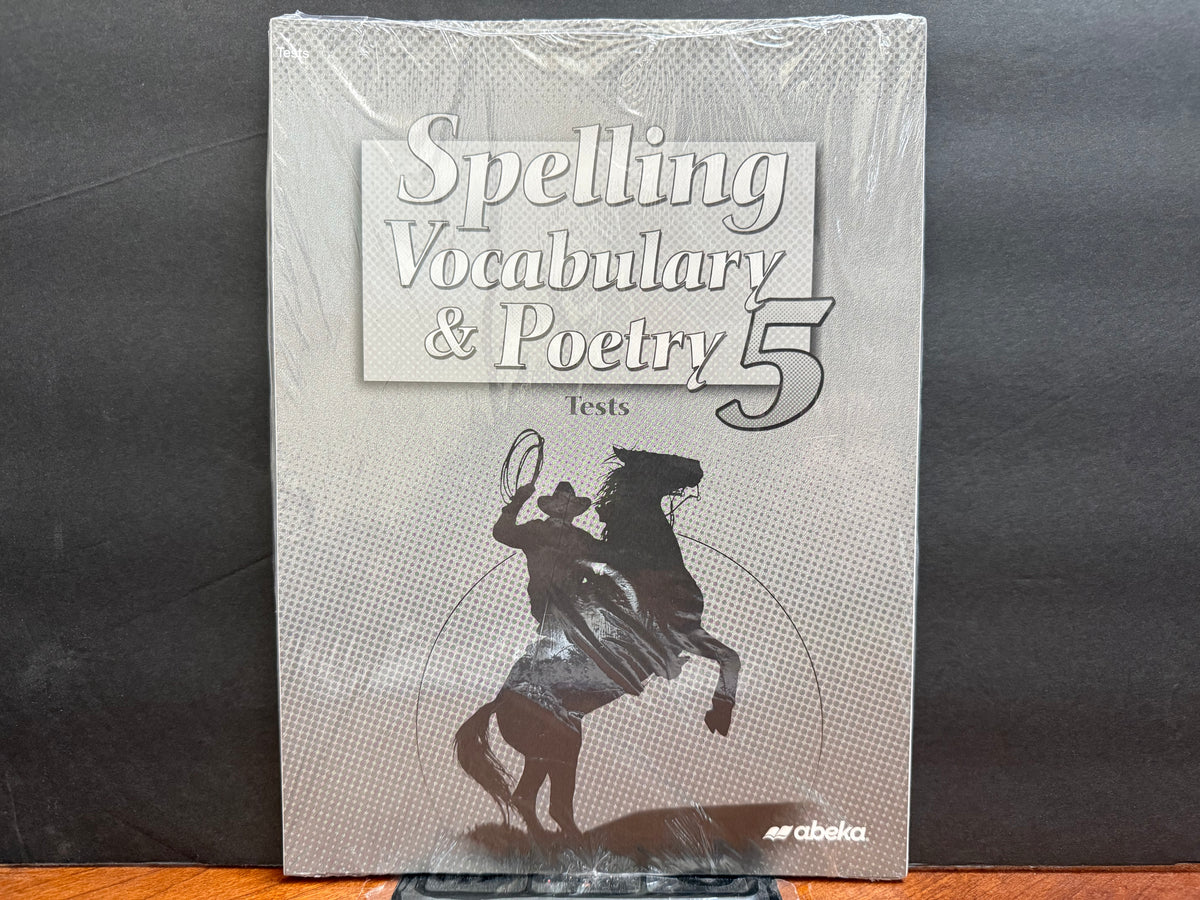 Spelling, Vocabulary, and Poetry 5 Test Book (5th Edition)