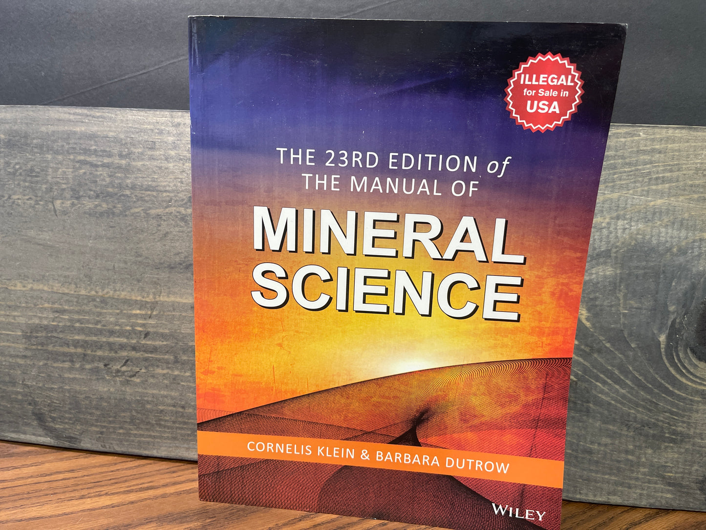 The Manual of Mineral Science, Special India edition