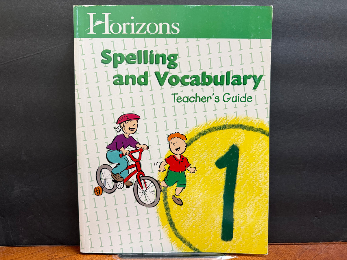 Spelling & Vocabulary Teacher's Guide Grade 1