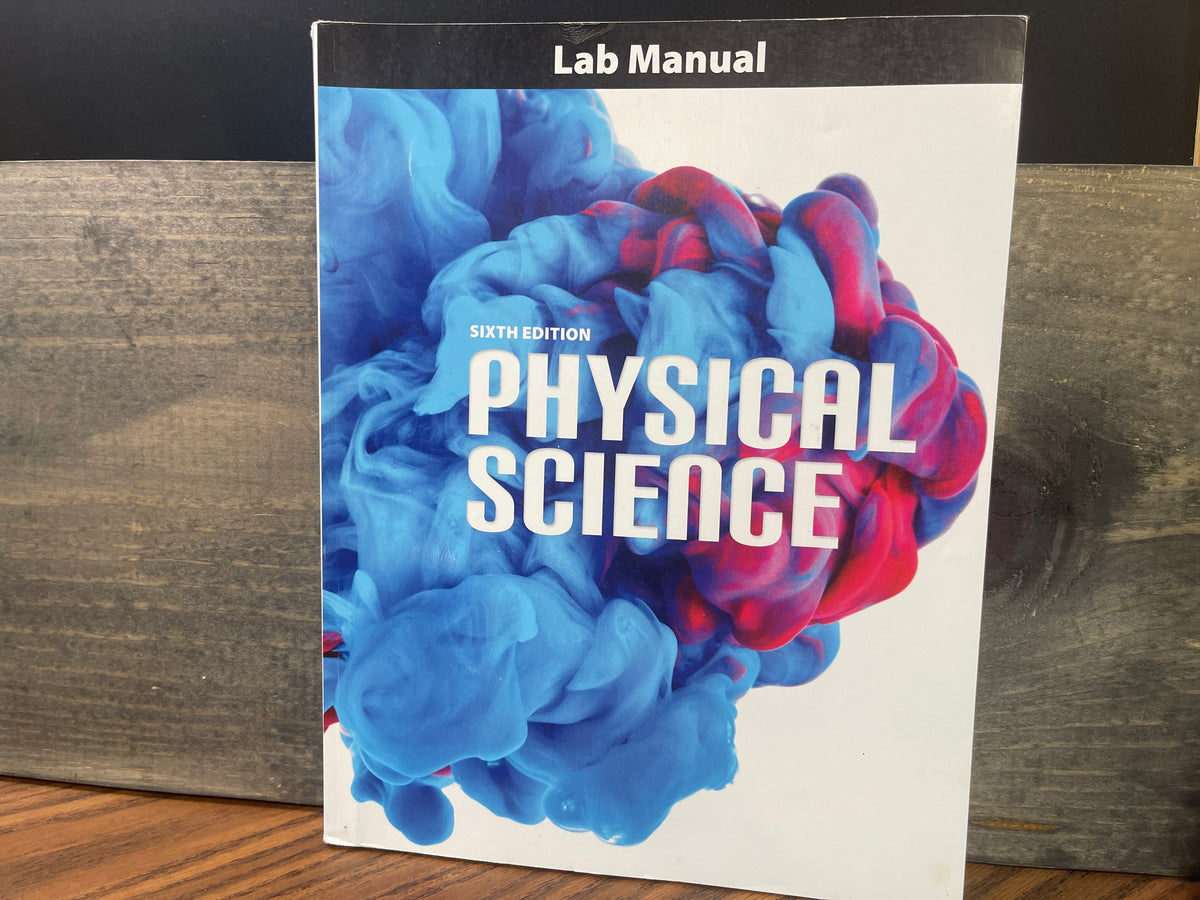 Physical Science Student Lab Manual sixth ed