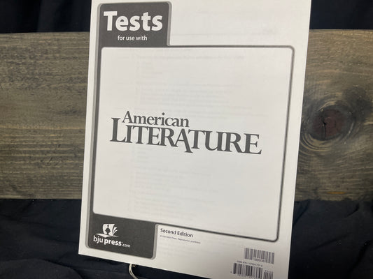 American Literature second ed tests
