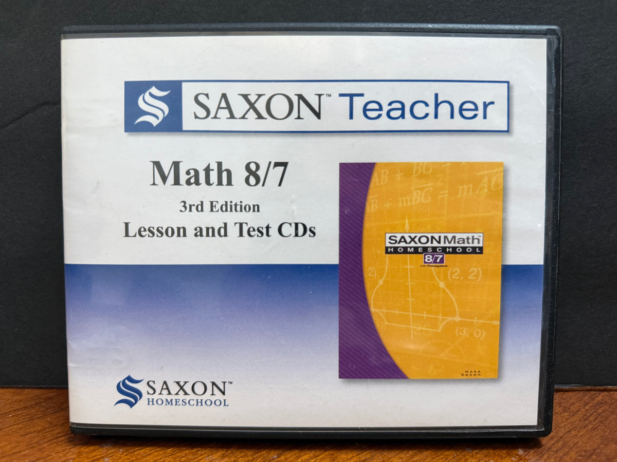 Saxon Math 8/7 Teacher CDs (3rd Edition)