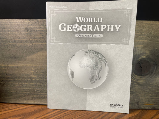 World Geography Quiz and Test Book second ed