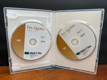 Math-U-See Pre-Algebra Instruction DVD
