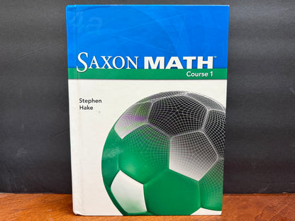 Saxon Math Course 1 Student & Solutions Set