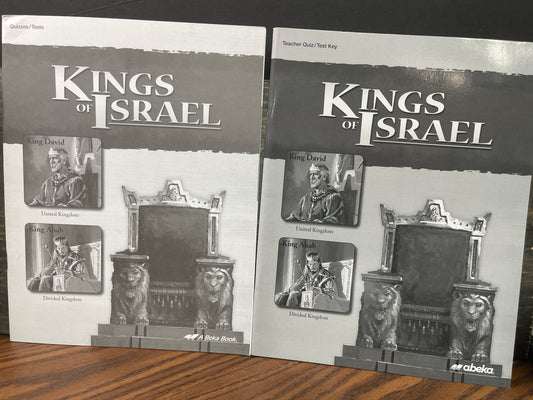 Kings of Israel Quiz and Test Book with key