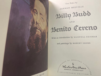 Billy Budd & Benito Cereno Herman Melville Easton Press Leather Bound Gilt