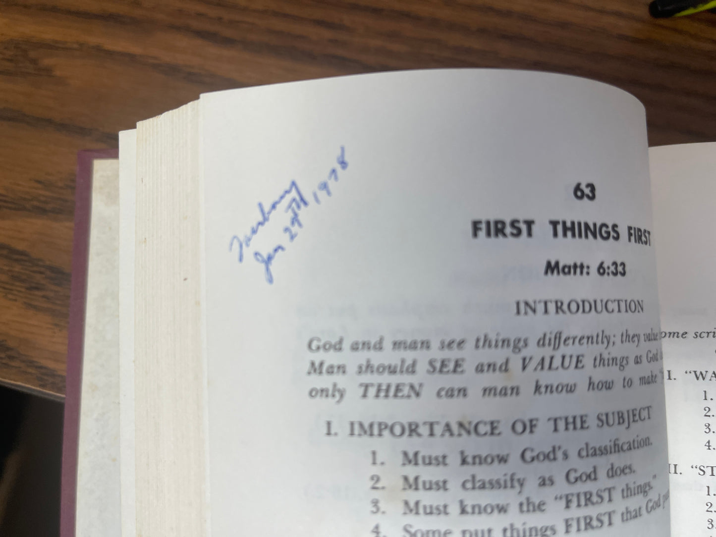 The Sermon Outlines