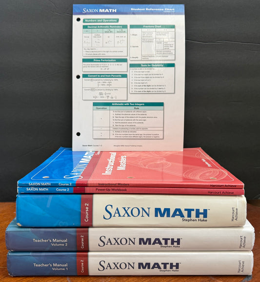 Saxon Math Course 2 Set