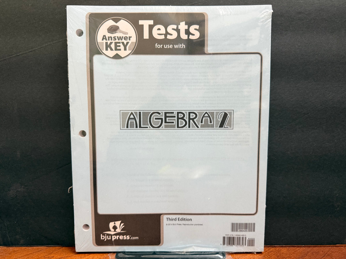 Math 2 Test Answer Key (3rd Edition)