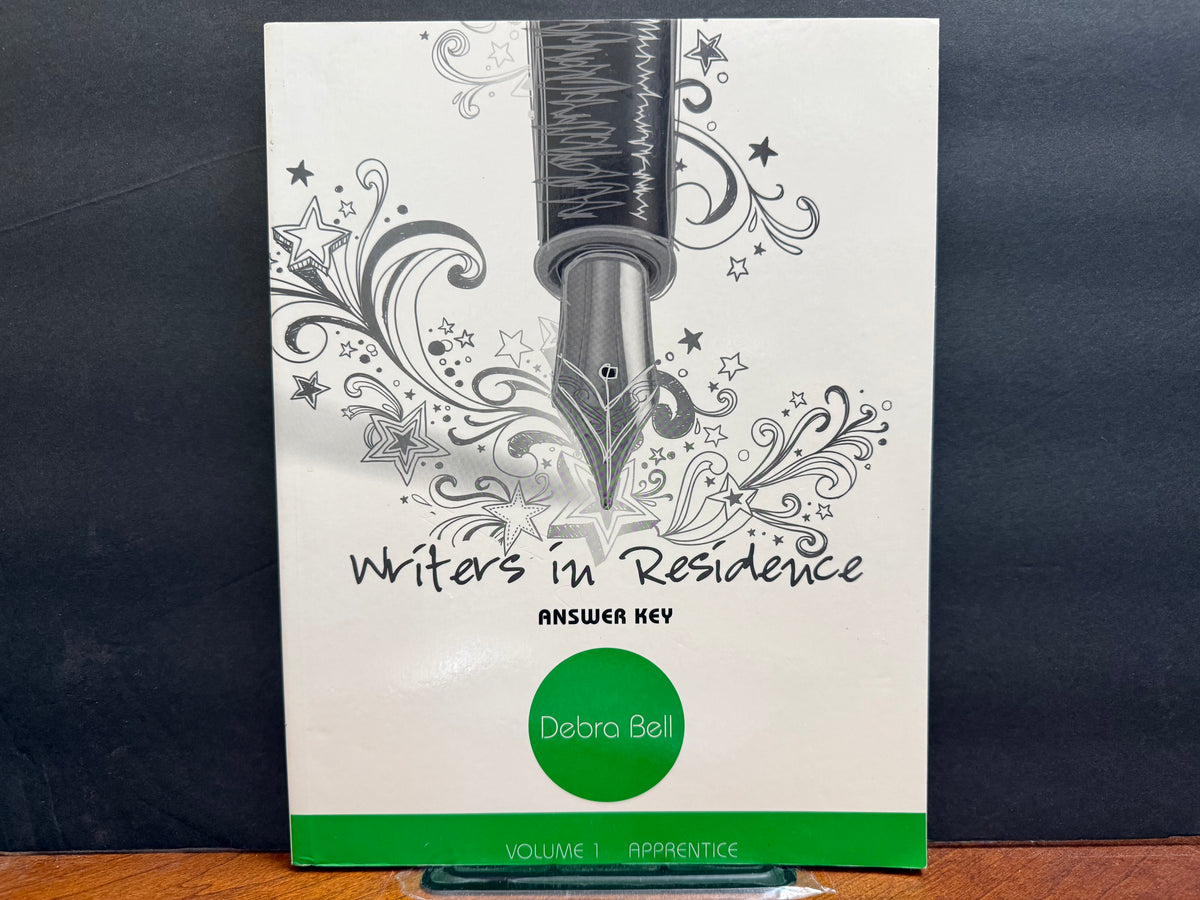 Writers in Residence Answer Key Vol. 1