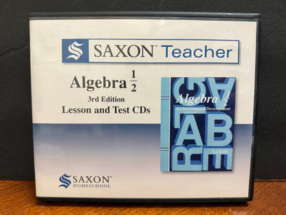 Saxon Algebra 1/2 Teacher CDs (3rd Edition)