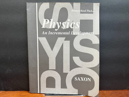 Saxon Physics Homeschool Kit with Solutions Manual