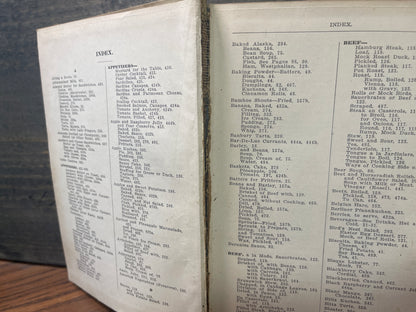 1915 Settlement Cook Book Mrs Simon Kander 8th Edition Antique Milwaukee
 Copy