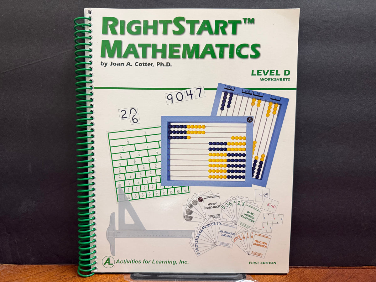 RightStart Math Level D Worksheets (1st Edition)