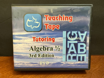 Tutoring Saxon Algebra 1/2 Teaching DVDs (3rd Edition)