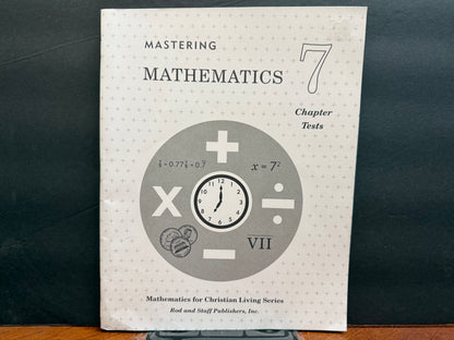 Grade 7 Math "Mastering Mathematics" Full Set