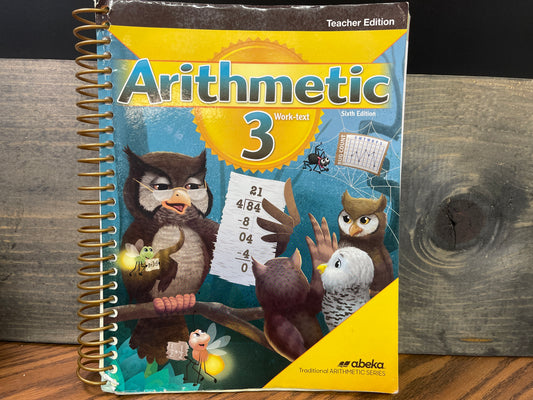 Arithmetic 3 Teacher Ed sixth ed
