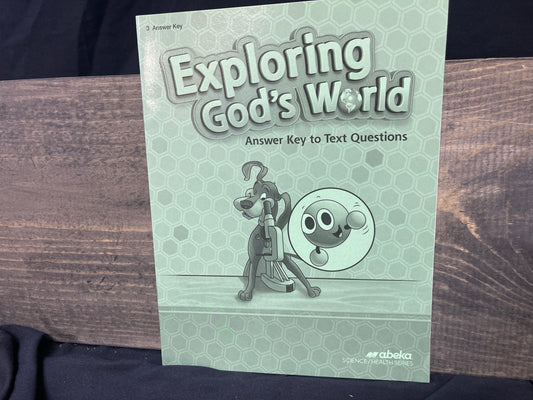 Exploring God's World Answer Key