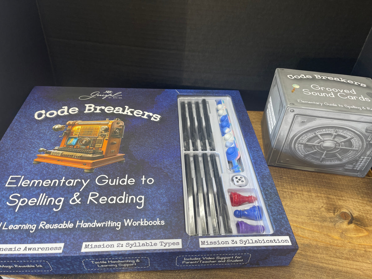 Code Breakers Reading Spelling Grooved Workbooks Sound Cards Homeschool UNUSED