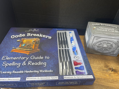 Code Breakers Reading Spelling Grooved Workbooks Sound Cards Homeschool UNUSED