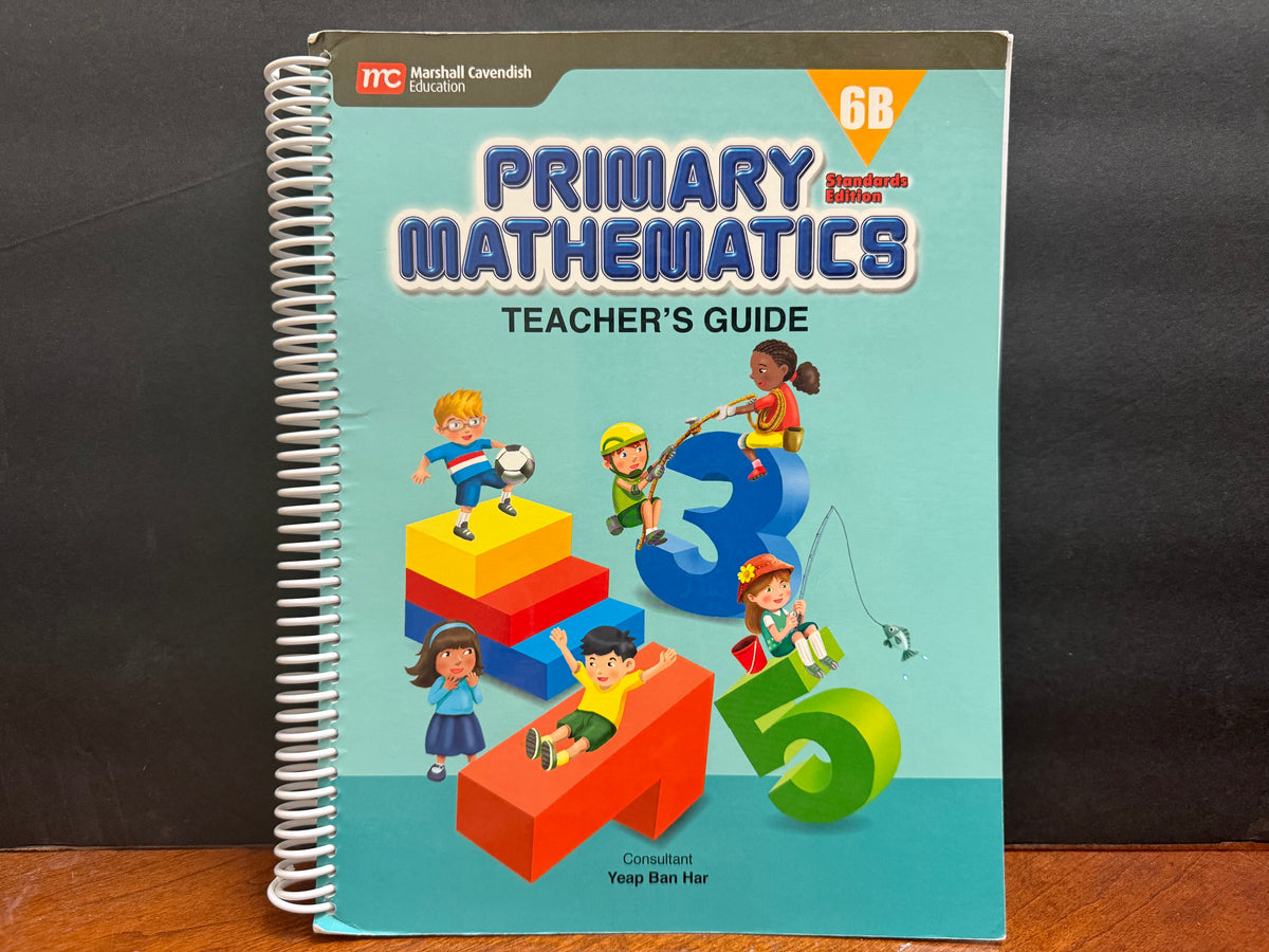 Primary Mathematics Standards Edition Teacher's Guide 6B