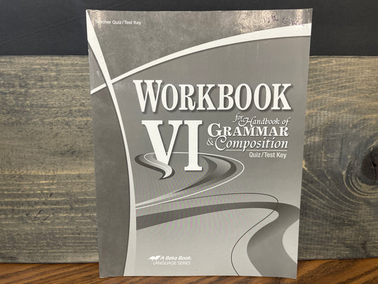 Workbook VI Quiz and Test Key fourth ed