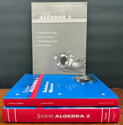 Saxon Algebra 2 Homeschool Kit with Solutions Manual (4th Edition)