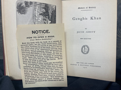 Genghis Kahn 1902