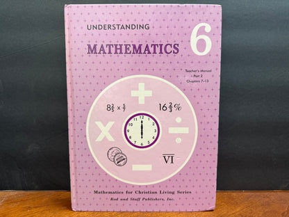 Grade 6 Math "Understanding Mathematics" Full Set