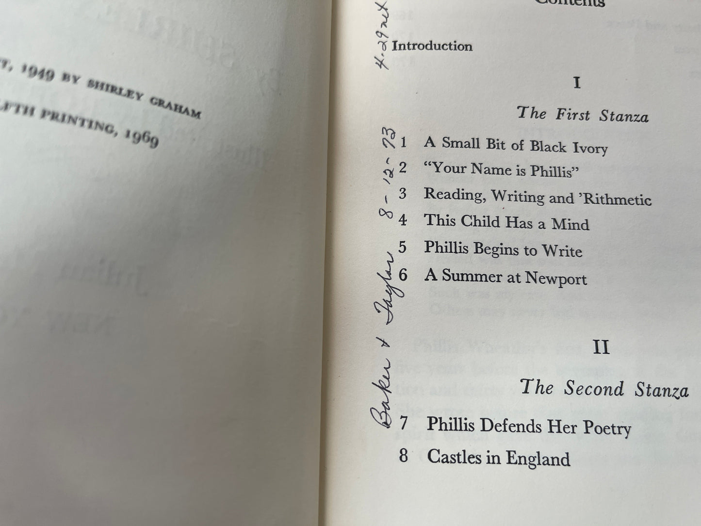 The Story of Phillis Wheatley Poetess of the American Revolution