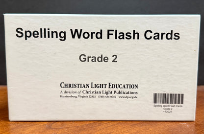 Christian Light Spelling Flash Cards Grade 2