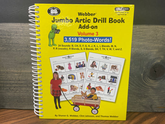 Jumbo Artic Drill Book PHOTO-WORDS volume 3 Add-On Bk2355