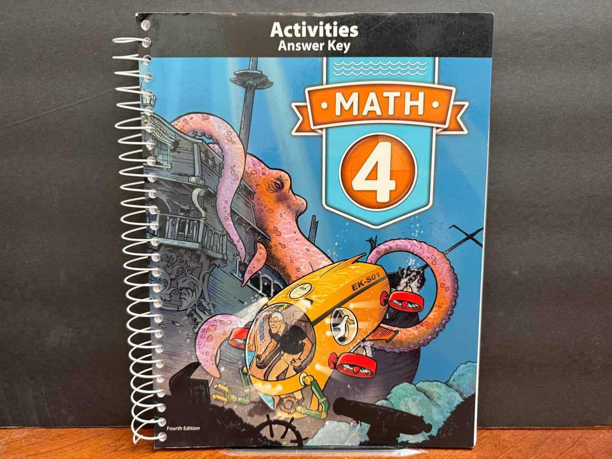 Math 4 Student Activities Answer Key (4th Edition)