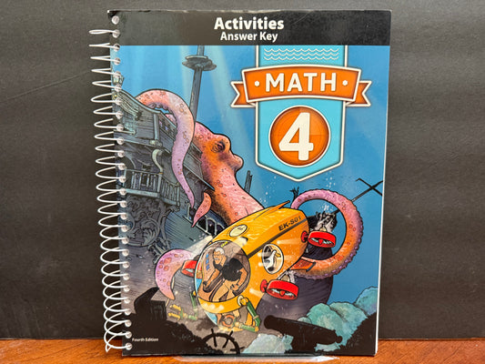 Math 4 Student Activities Answer Key (4th Edition)
