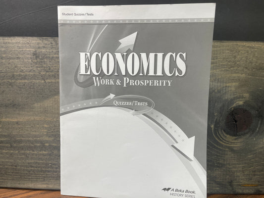 Economics Quiz and Test Book third ed