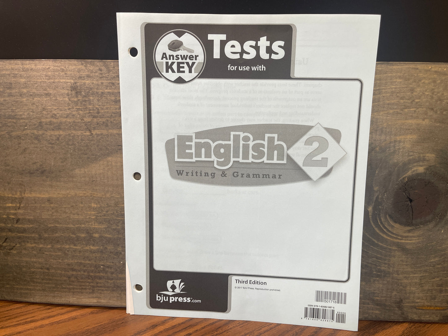English 2 Tests Answer Key third ed